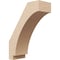 Ekena Millwork 5-inch W x 12-inch D x 16-inch H Imperial Rough Cedar Woodgrain TimberThane Knee Brace, Primed BRCUR05X12X16IMPRCPR - alternate 1